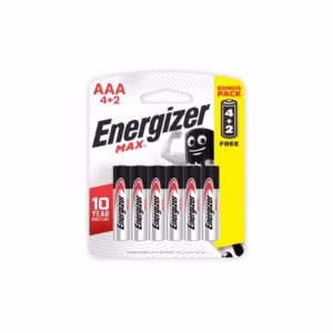 Energizer Max AAA Battery Pack | 6 Pack